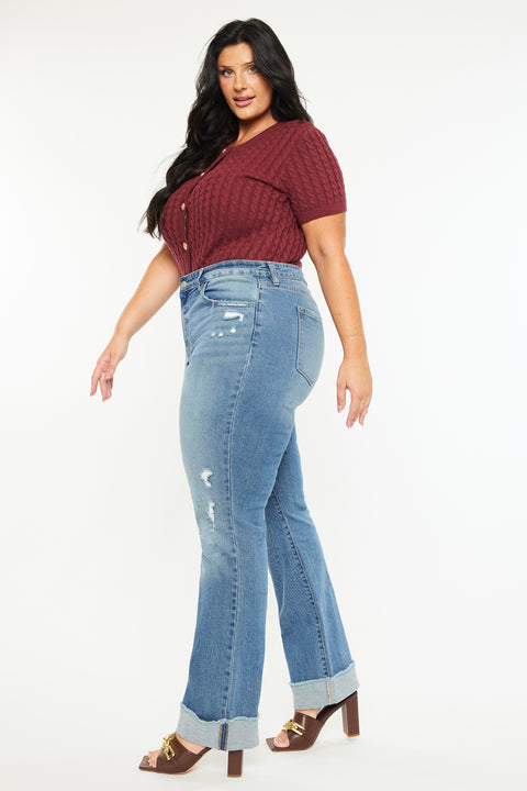 Halle High Rise Straight Jeans