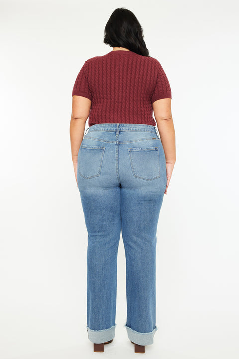 Halle High Rise Straight Jeans