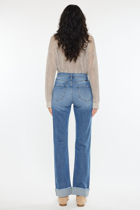 Trini High Rise Straight Jeans