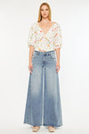 Renee Mid Rise Super Wide Jeans