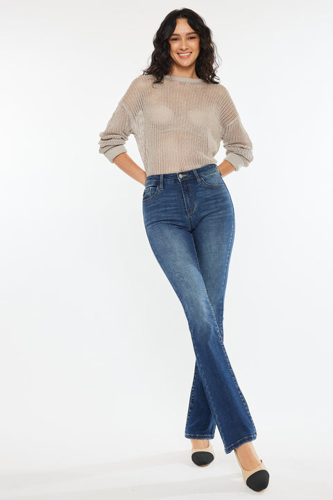 Hope High Rise Skinny Bootcut Jeans