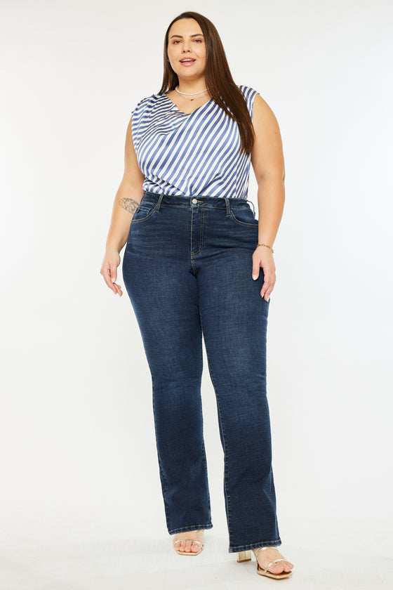 Rita High Rise Bootcut Jeans (Plus Size)