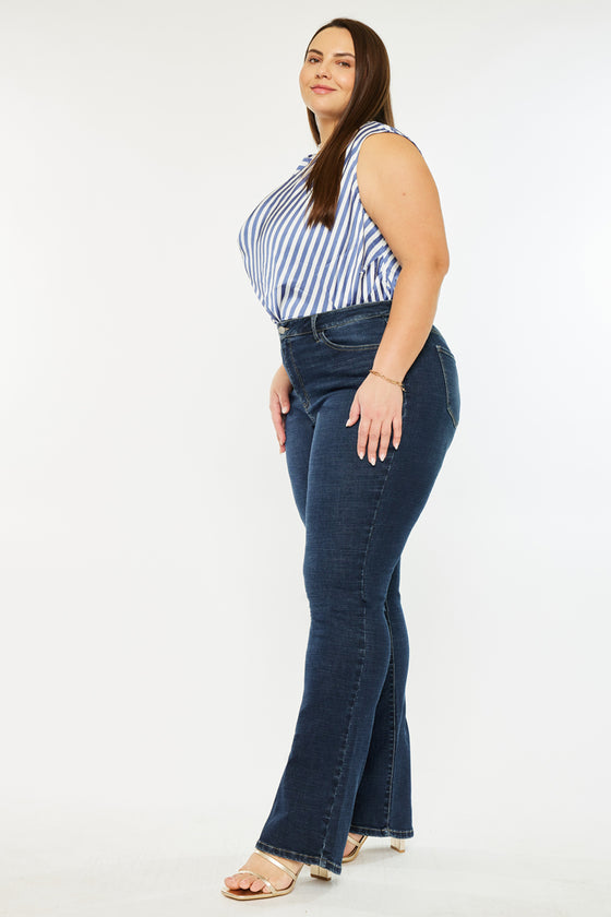 Rita High Rise Bootcut Jeans (Plus Size)