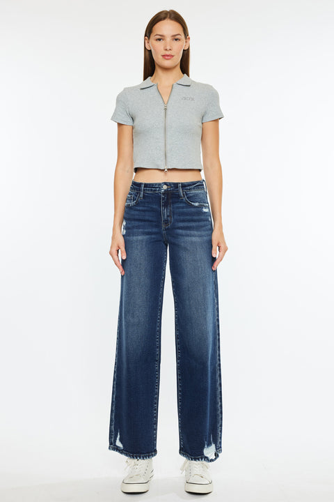 Dania High Rise Wide Leg Jeans