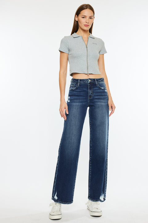 Dania High Rise Wide Leg Jeans