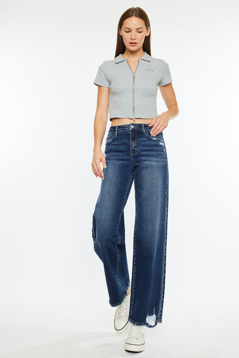 Dania High Rise Wide Leg Jeans