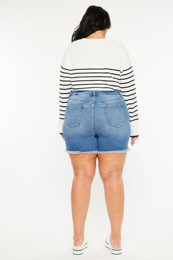 Sky High Rise Shorts (Plus Size)