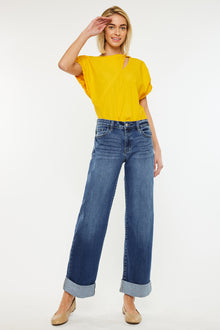  Ivanna High Rise Wide Leg Jeans