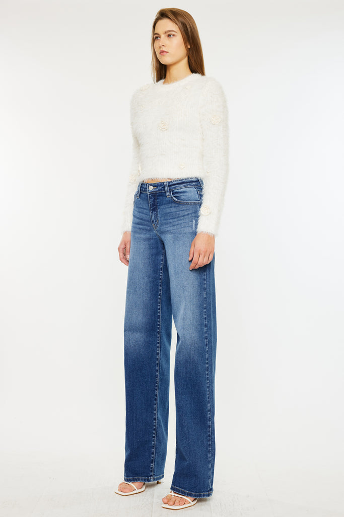 Ivanna High Rise Wide Leg Jeans