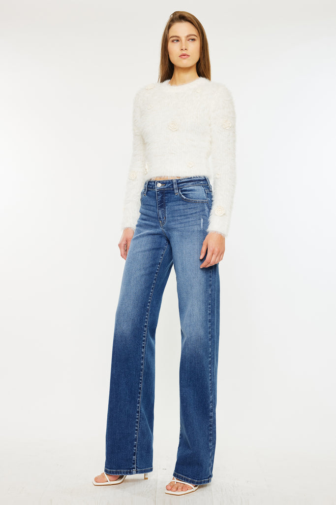 Ivanna High Rise Wide Leg Jeans