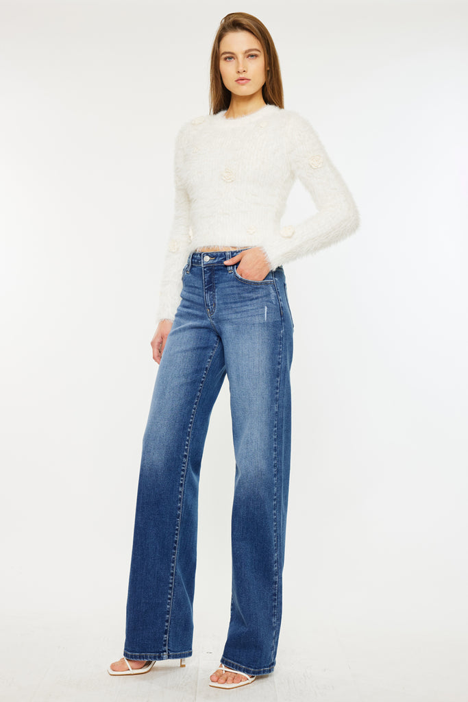 Ivanna High Rise Wide Leg Jeans