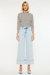 Kassie Cropped Wide Leg Jeans