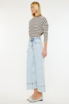 Kassie Cropped Wide Leg Jeans