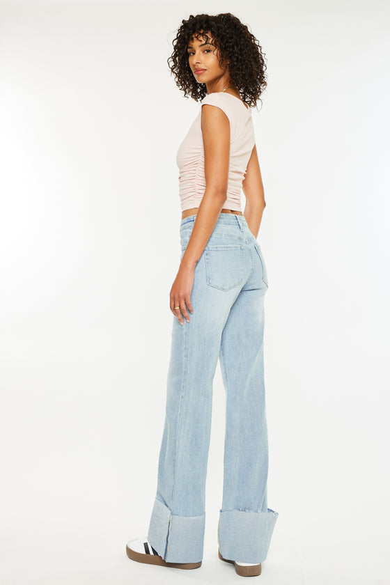 Franny High Rise Wide Flare Jeans