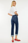 Irma High Rise Cropped Straight Leg Jeans