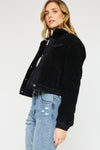 Monet Cropped Sherpa Jacket - Official Kancan USA