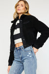 Monet Cropped Sherpa Jacket - Official Kancan USA