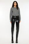 Josephine Faux Leather Mom Fit Pants