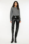 Josephine Faux Leather Mom Fit Pants