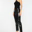 Josephine Faux Leather Mom Fit Pants - Official Kancan USA