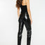 Josephine Faux Leather Mom Fit Pants - Official Kancan USA