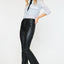 Joan High Rise Faux Leather Bootcut Pants - Official Kancan USA