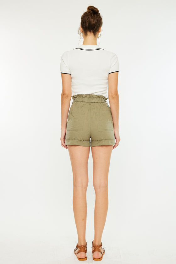 Marco Ultra High Rise Paperbag Shorts