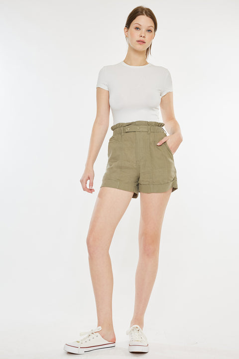 Marco Ultra High Rise Paperbag Shorts - Official Kancan USA