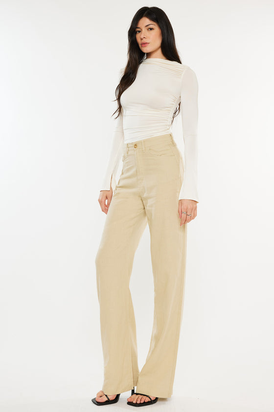 Annabelle High Rise Straight Leg Pants - Official Kancan USA