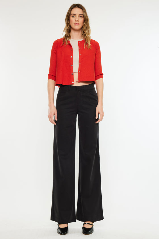 Tinley Mid Rise Wide Leg Pants