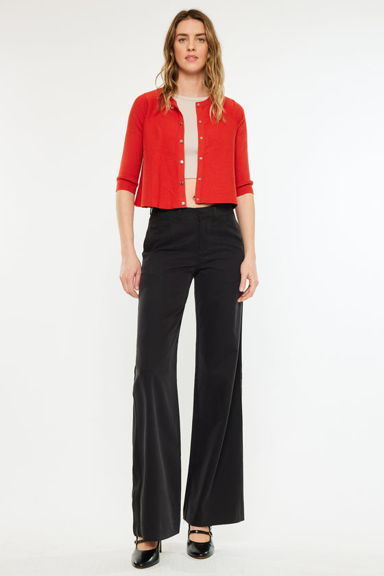 Tinley Mid Rise Wide Leg Pants