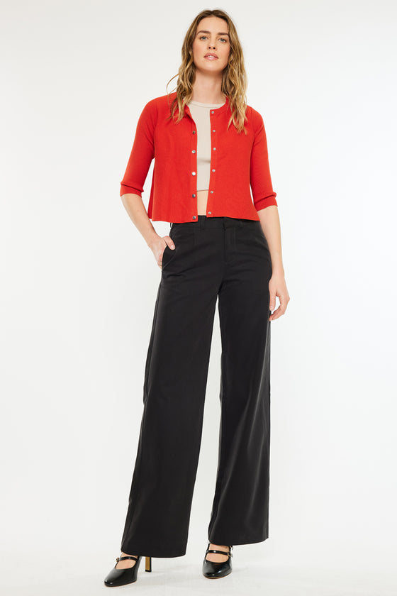 Tinley Mid Rise Wide Leg Pants