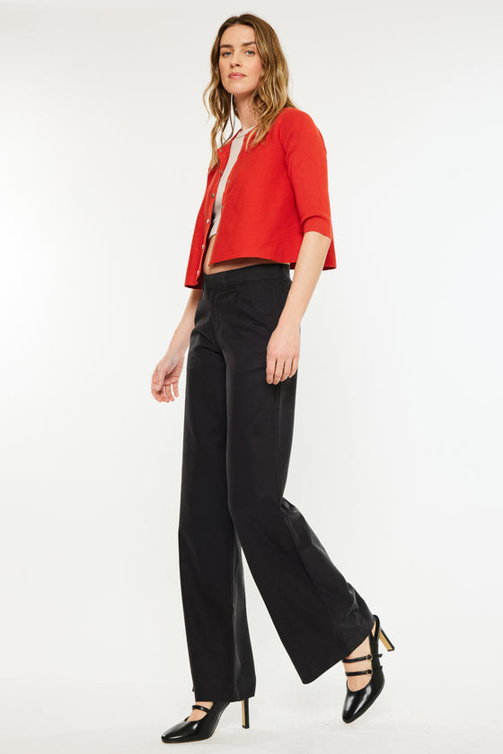 Tinley Mid Rise Wide Leg Pants