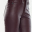 Yoko Mid Rise Faux Leather Bootcut Pants - Official Kancan USA