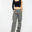 Nataly High Rise Relaxed Cargo Pants - Official Kancan USA