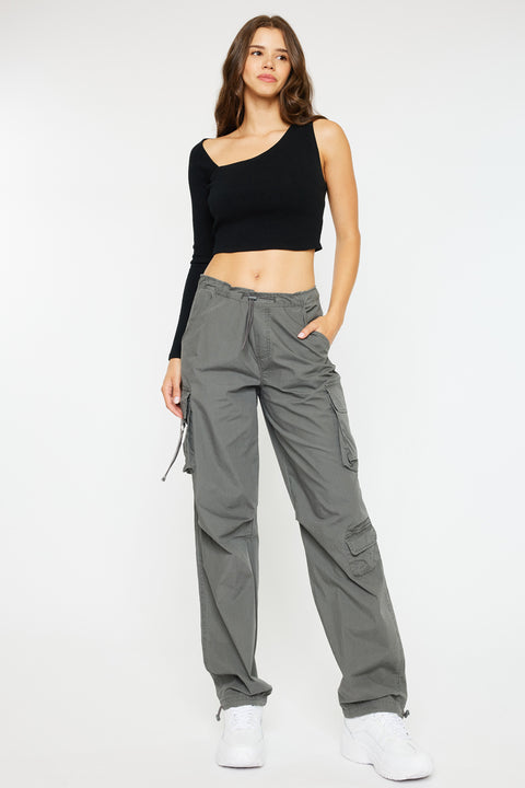 Nataly High Rise Relaxed Cargo Pants - Official Kancan USA