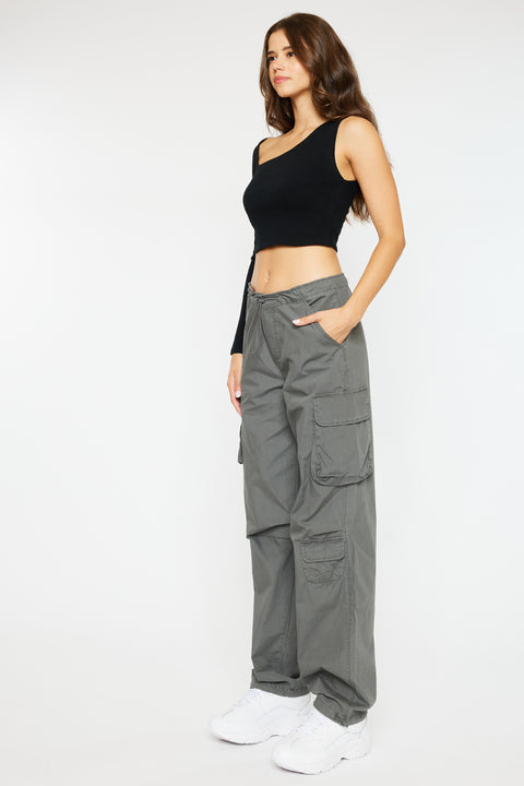 Nataly High Rise Relaxed Cargo Pants - Official Kancan USA