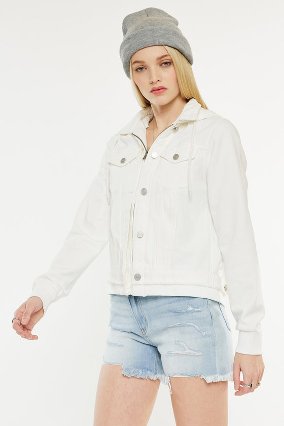 Eleni Denim Hoodie Jacket - Official Kancan USA