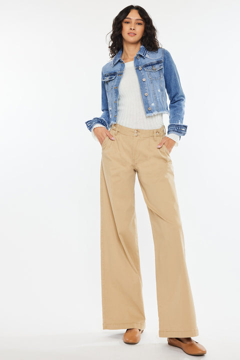 Vane High Rise Wide Leg Chino