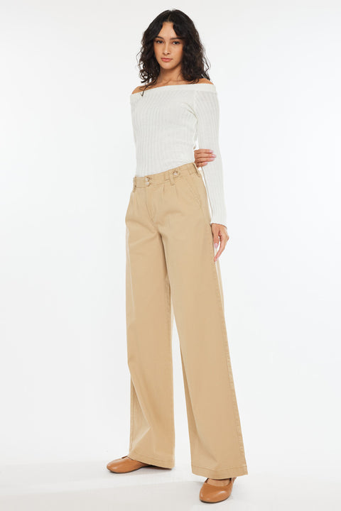 Vane High Rise Wide Leg Chino