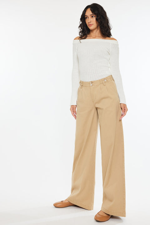 Vane High Rise Wide Leg Chino