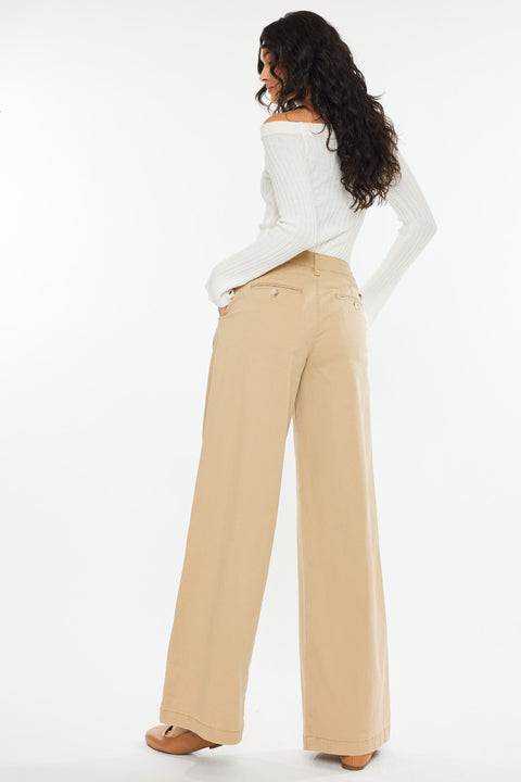 Vane High Rise Wide Leg Chino