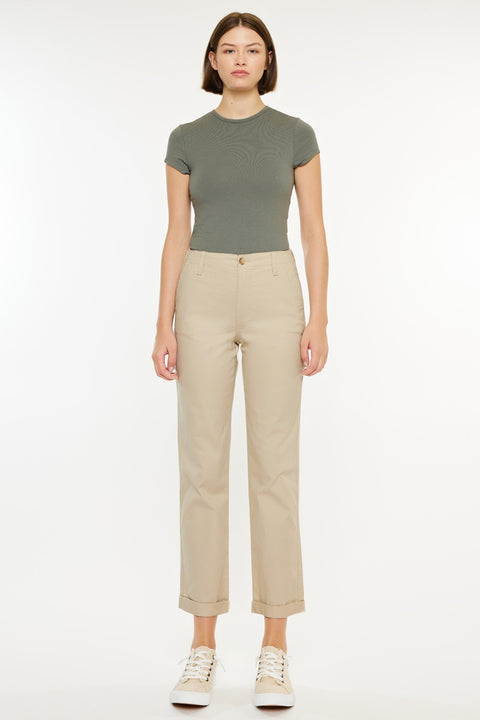 Carol High Rise Slim Chino - Official Kancan USA