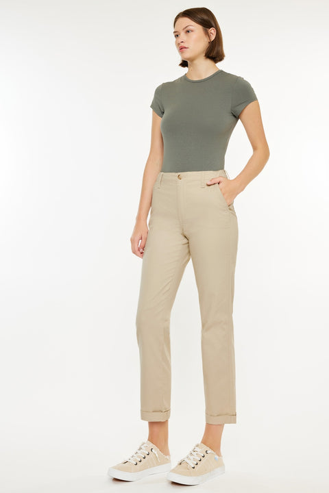 Carol High Rise Slim Chino - Official Kancan USA