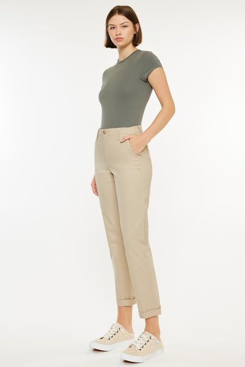 Carol High Rise Slim Chino - Official Kancan USA