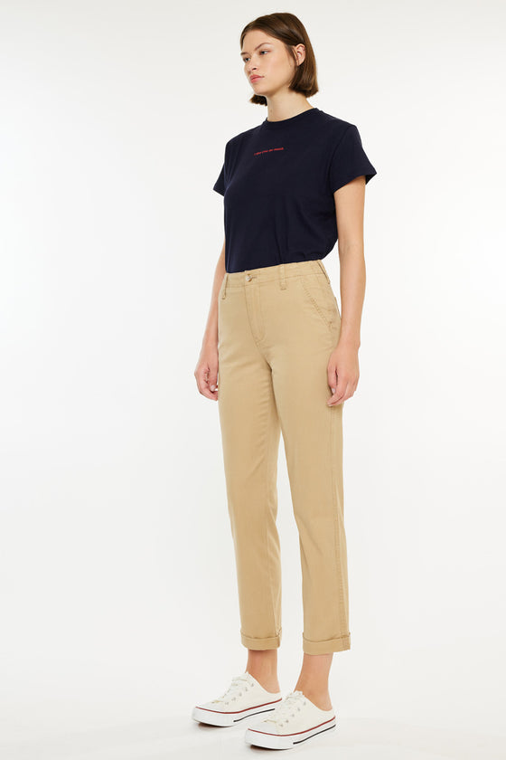 Carol High Rise Slim Chino - Official Kancan USA