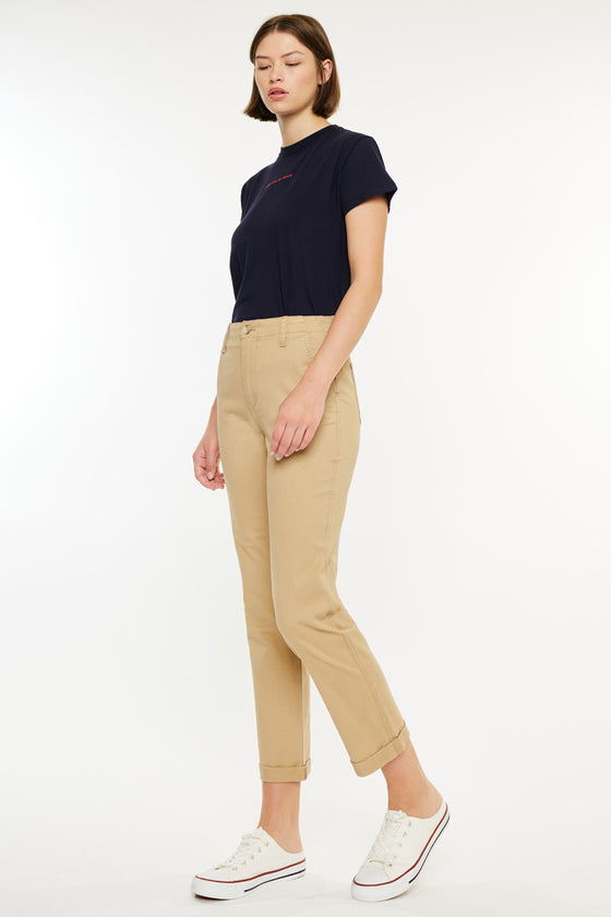 Carol High Rise Slim Chino - Official Kancan USA