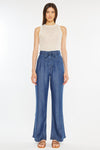 Katy High Rise Paperbag Wide leg Jeans