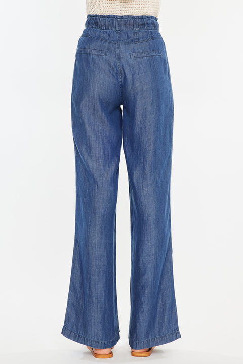 Katy High Rise Paperbag Wide leg Jeans