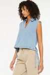 Bianca V-Neck Sleeveless Shirt